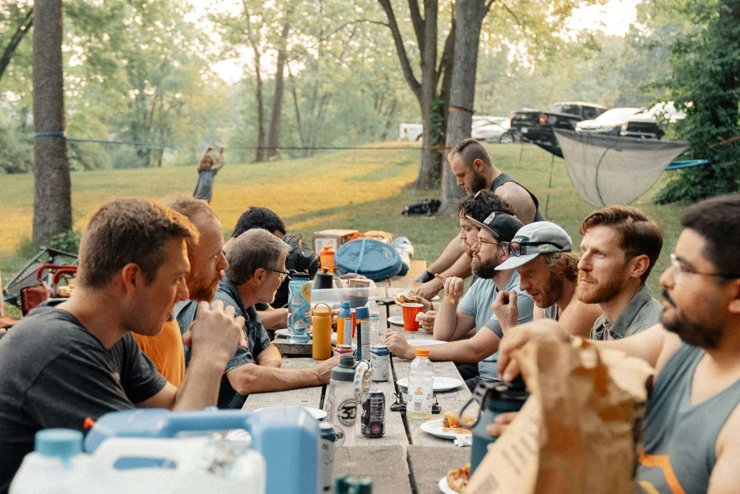 having-fun-at-dinner-with-family-and-sober-friends Sober living residents Frisco TX men and women in recovery DFW